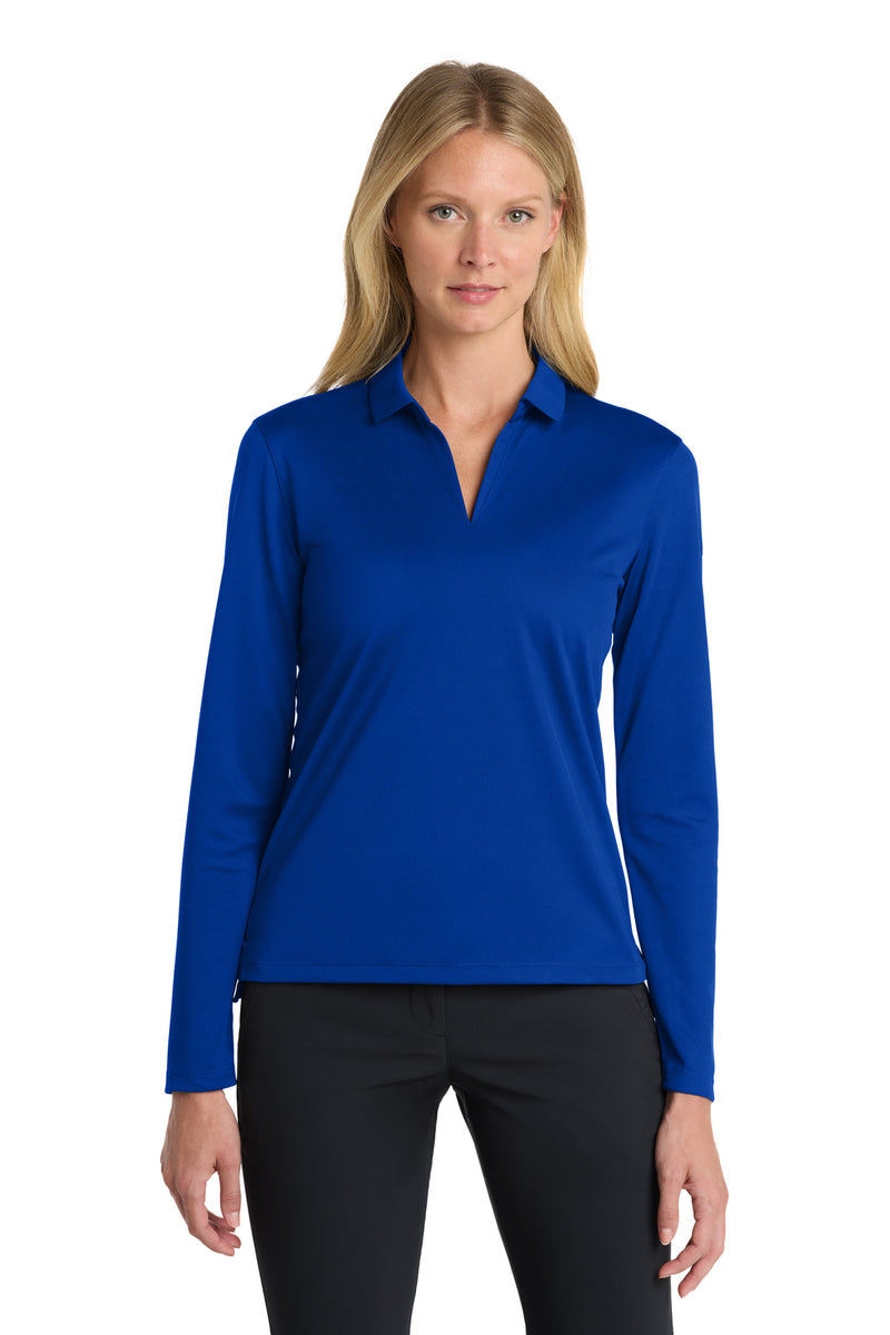 Load image into Gallery viewer, Nike Women&#39;s Dri-FIT Micro Pique 2.0 Long Sleeve Polo NKDC2105

