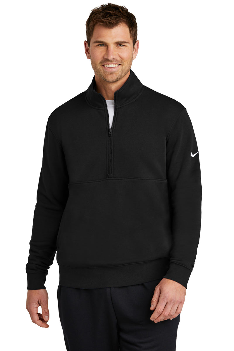 Load image into Gallery viewer, Nike Club Fleece Sleeve Swoosh 1/2-Zip NKDX6718
