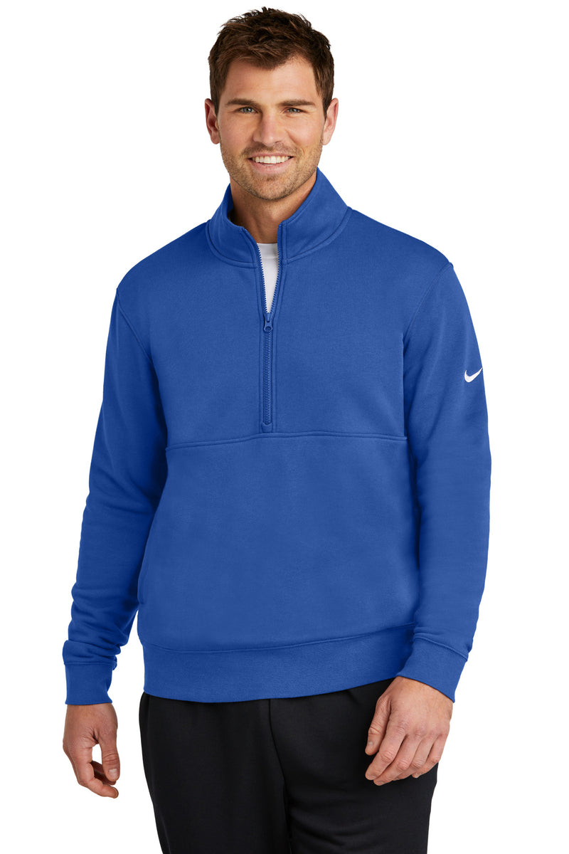 Load image into Gallery viewer, Nike Club Fleece Sleeve Swoosh 1/2-Zip NKDX6718
