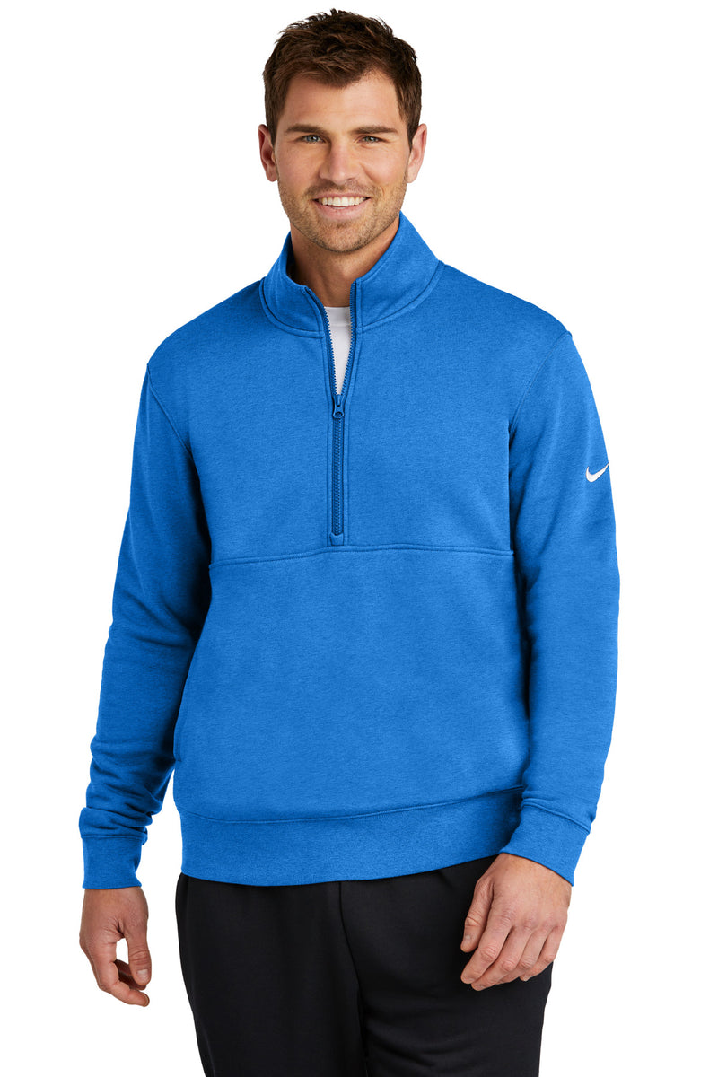 Load image into Gallery viewer, Nike Club Fleece Sleeve Swoosh 1/2-Zip NKDX6718
