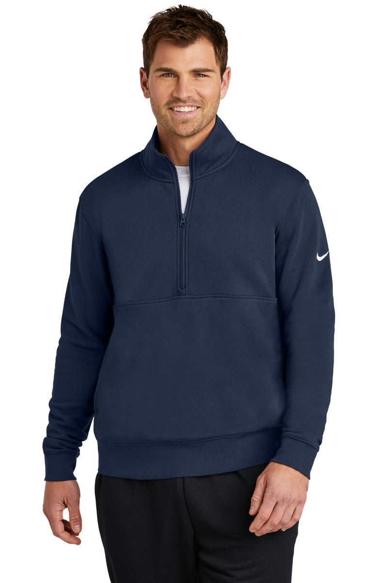 Load image into Gallery viewer, Nike Club Fleece Sleeve Swoosh 1/2-Zip NKDX6718
