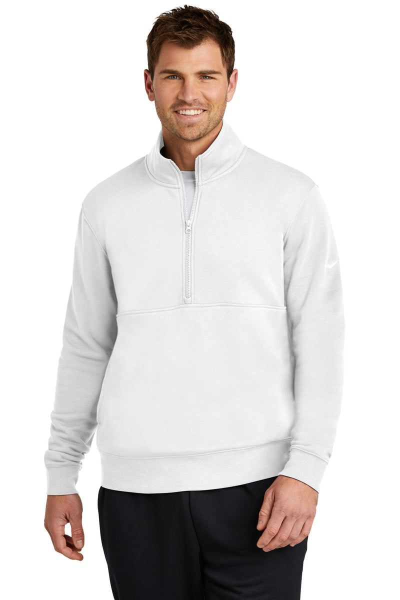 Load image into Gallery viewer, Nike Club Fleece Sleeve Swoosh 1/2-Zip NKDX6718
