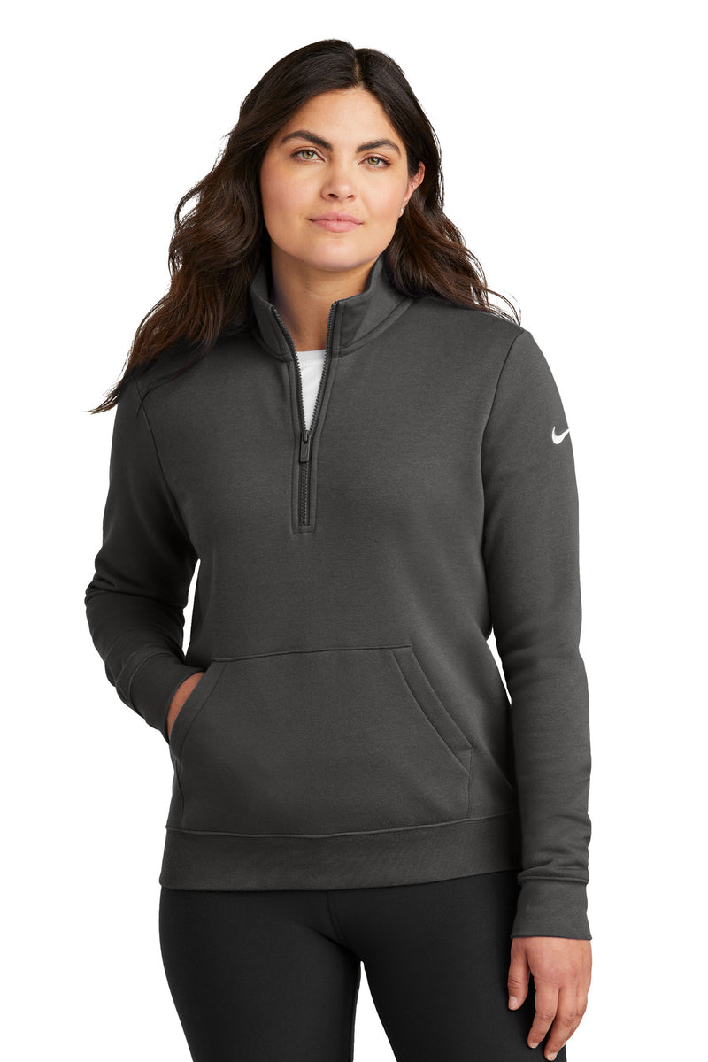 Load image into Gallery viewer, Nike Women&#39;s Club Fleece Sleeve Swoosh 1/2-Zip NKDX6720
