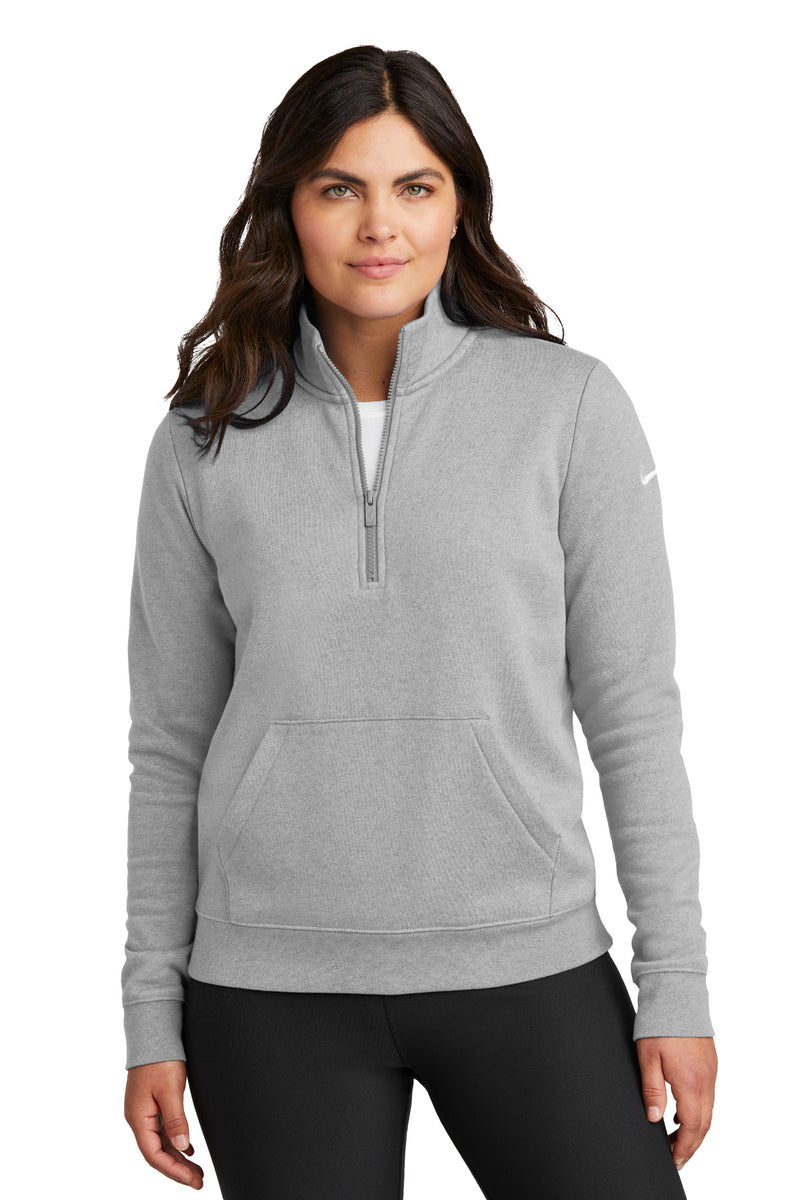 Load image into Gallery viewer, Nike Women&#39;s Club Fleece Sleeve Swoosh 1/2-Zip NKDX6720
