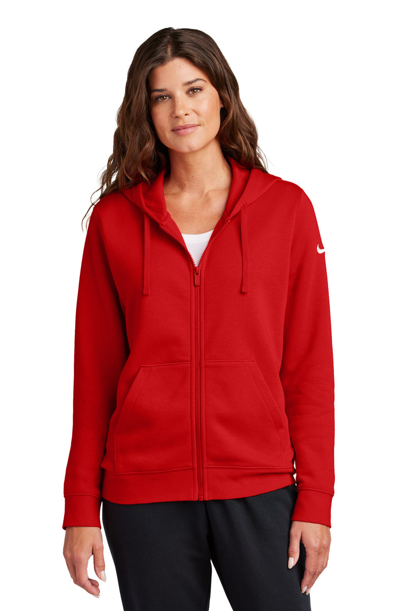 Load image into Gallery viewer, Nike Women&#39;s Club Fleece Sleeve Swoosh Full-Zip Hoodie NKFD9890
