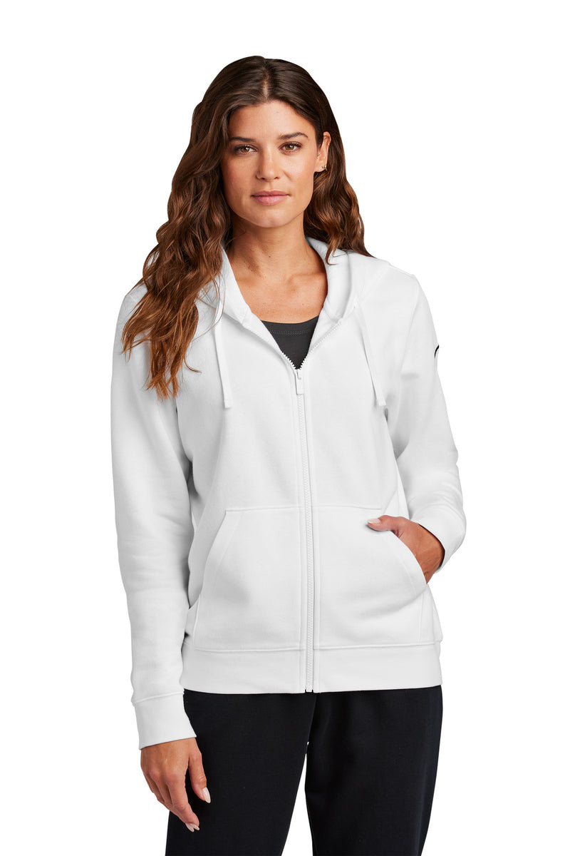Load image into Gallery viewer, Nike Women&#39;s Club Fleece Sleeve Swoosh Full-Zip Hoodie NKFD9890
