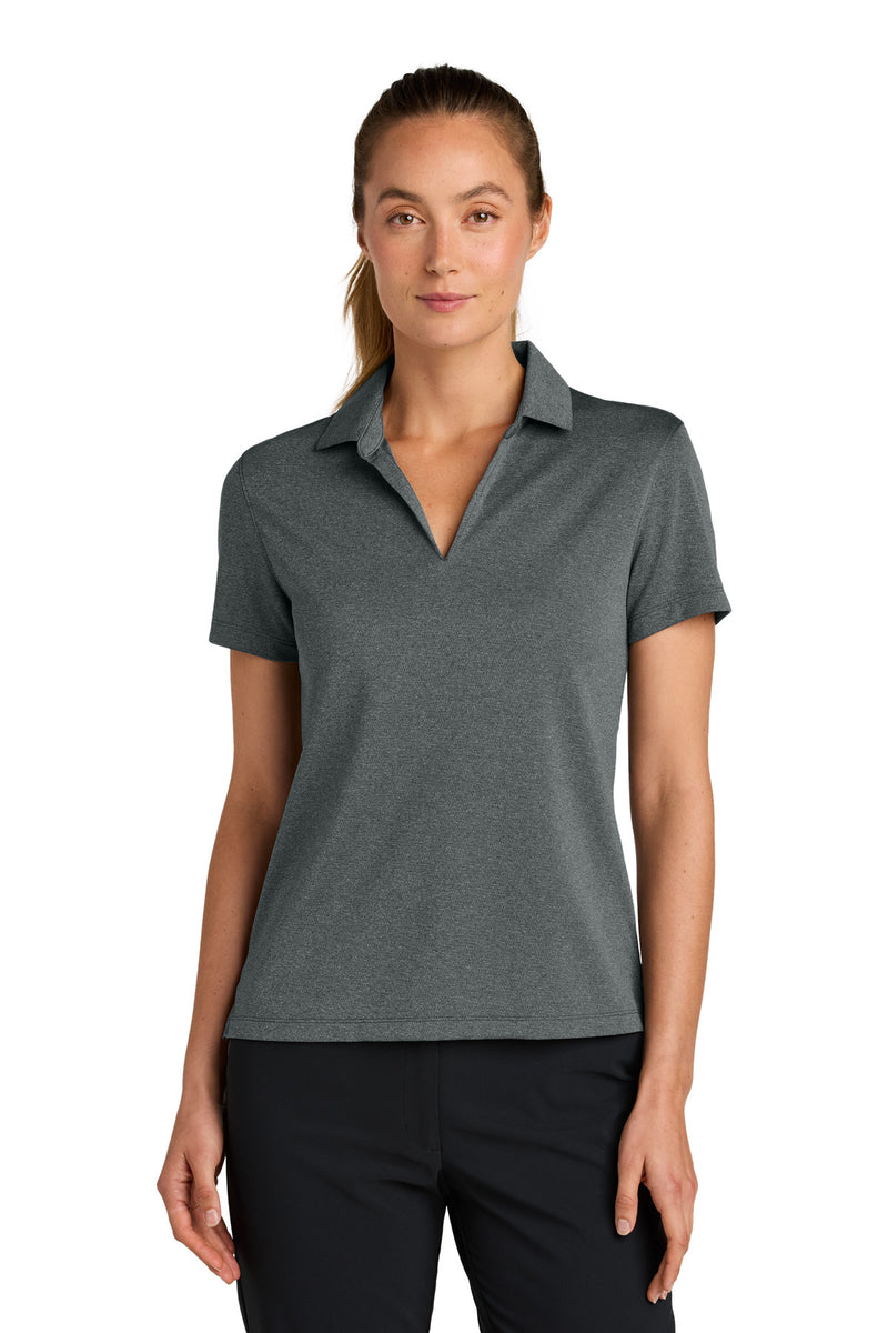 Load image into Gallery viewer, Nike Women&#39;s Dri-FIT Smooth Heather Polo NKFQ4793
