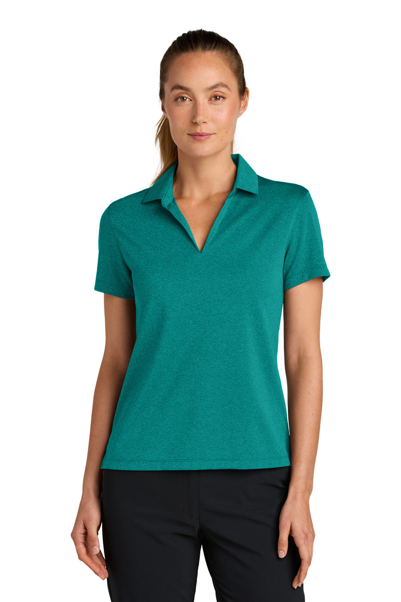 Load image into Gallery viewer, Nike Women&#39;s Dri-FIT Smooth Heather Polo NKFQ4793
