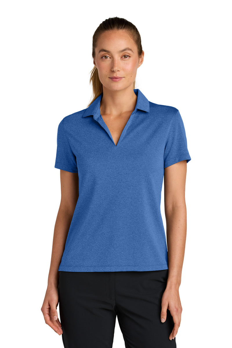 Load image into Gallery viewer, Nike Women&#39;s Dri-FIT Smooth Heather Polo NKFQ4793
