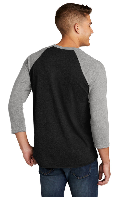 Next Level Apparel   Adult Tri-Blend 3/4-Sleeve Raglan Tee. NL6051