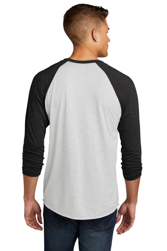 Next Level Apparel   Adult Tri-Blend 3/4-Sleeve Raglan Tee. NL6051