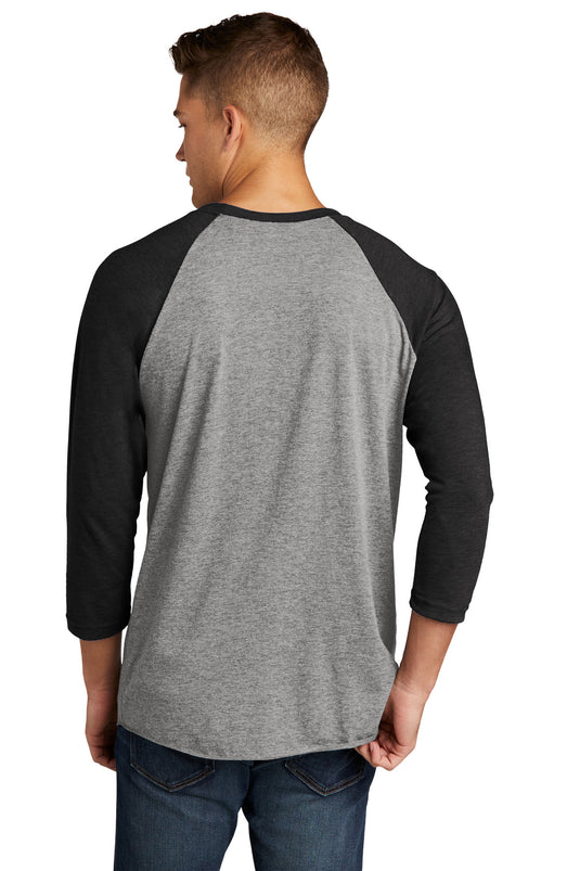 Next Level Apparel   Adult Tri-Blend 3/4-Sleeve Raglan Tee. NL6051