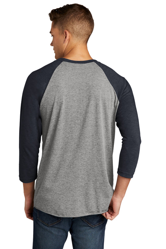Next Level Apparel   Adult Tri-Blend 3/4-Sleeve Raglan Tee. NL6051
