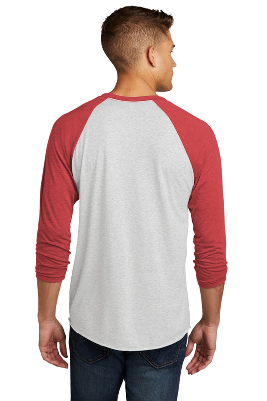 Next Level Apparel   Adult Tri-Blend 3/4-Sleeve Raglan Tee. NL6051