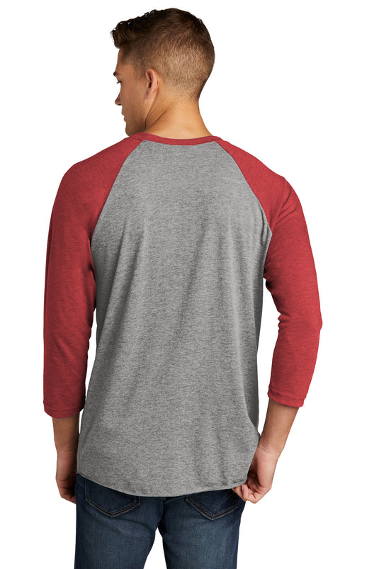 Next Level Apparel   Adult Tri-Blend 3/4-Sleeve Raglan Tee. NL6051