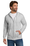 Hanes - EcoSmart Full-Zip Hooded Sweatshirt. P180