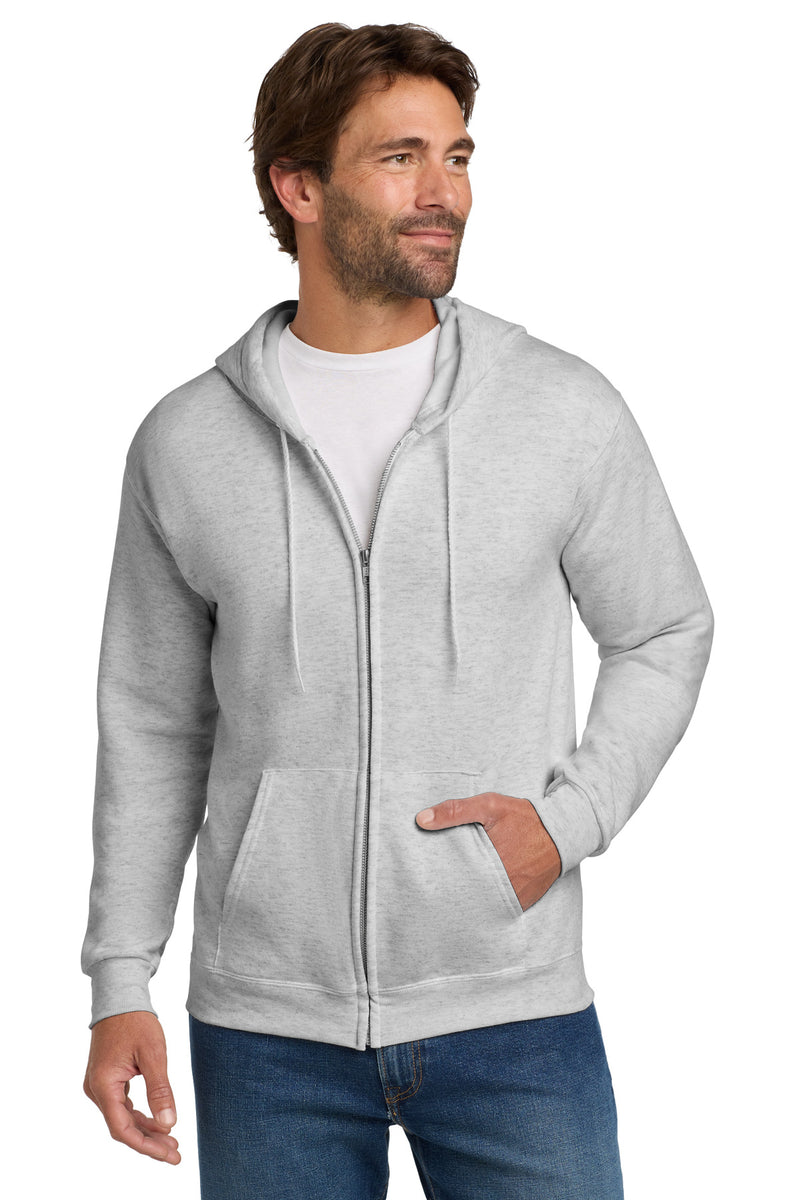 Load image into Gallery viewer, Hanes - EcoSmart Full-Zip Hooded Sweatshirt. P180
