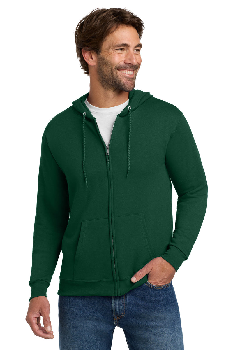Load image into Gallery viewer, Hanes - EcoSmart Full-Zip Hooded Sweatshirt. P180
