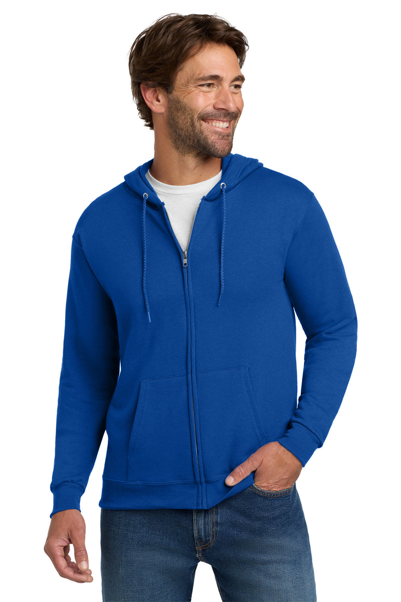 Load image into Gallery viewer, Hanes - EcoSmart Full-Zip Hooded Sweatshirt. P180

