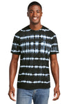 Port & Co Allover Stripe Tie-Dye Tee PC142