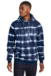 Port & Co Allover Stripe Tie-Dye Fleece PC143