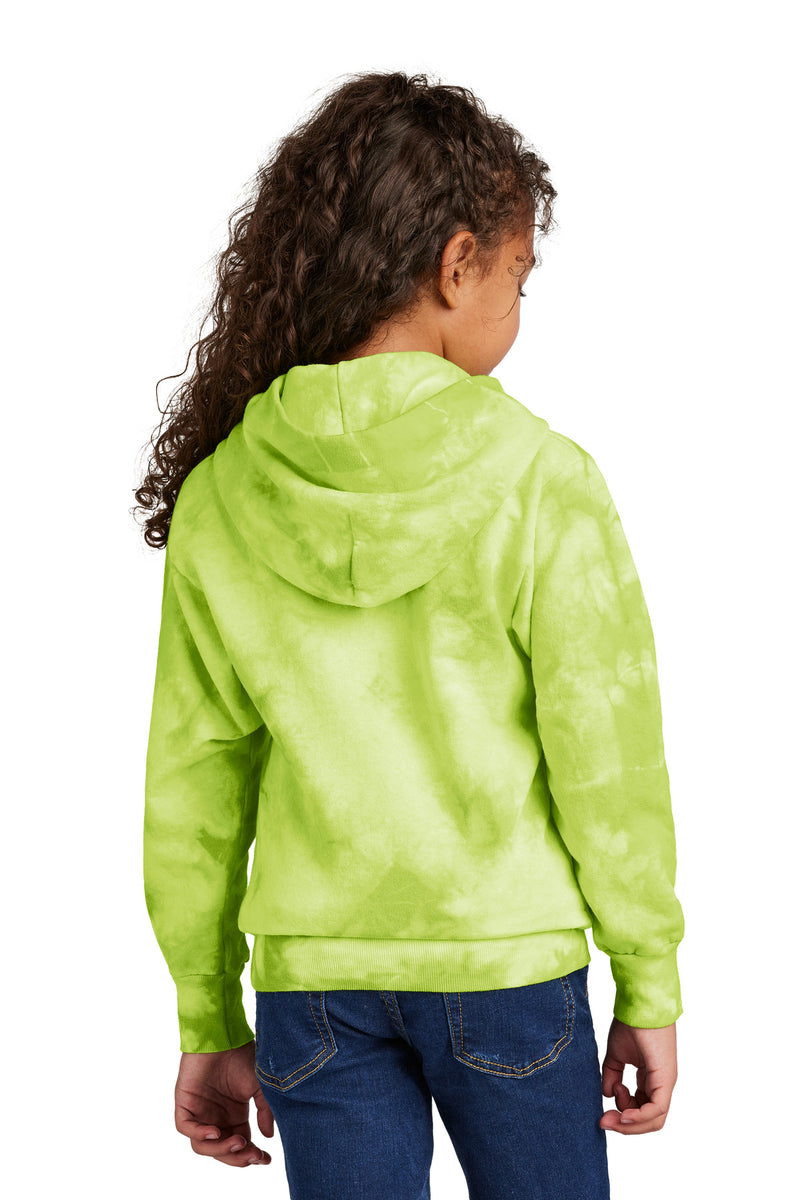 Load image into Gallery viewer, Port &amp; Co Youth Crystal Tie-Dye Pullover Hoodie PC144Y
