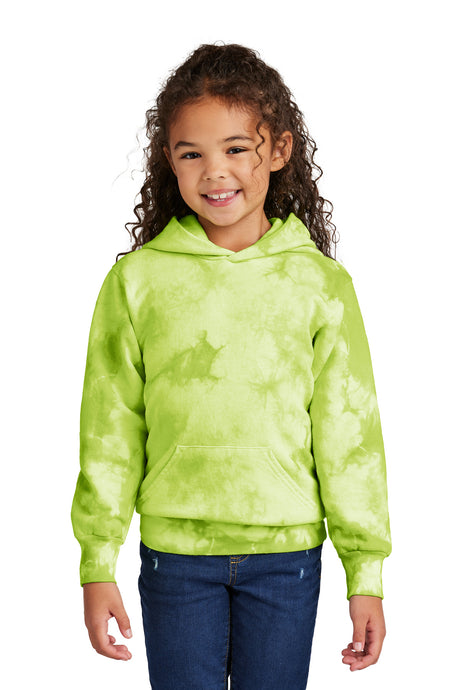 Port & Co Youth Crystal Tie-Dye Pullover Hoodie PC144Y