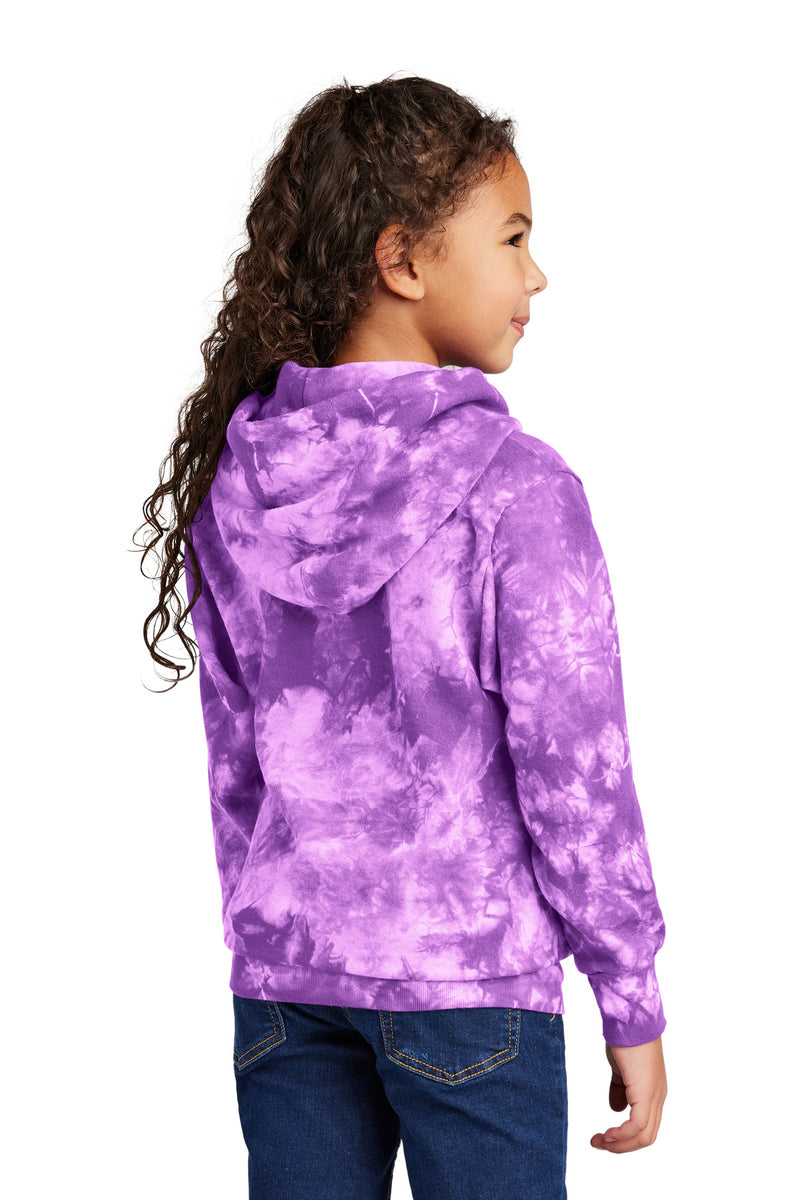Load image into Gallery viewer, Port &amp; Co Youth Crystal Tie-Dye Pullover Hoodie PC144Y

