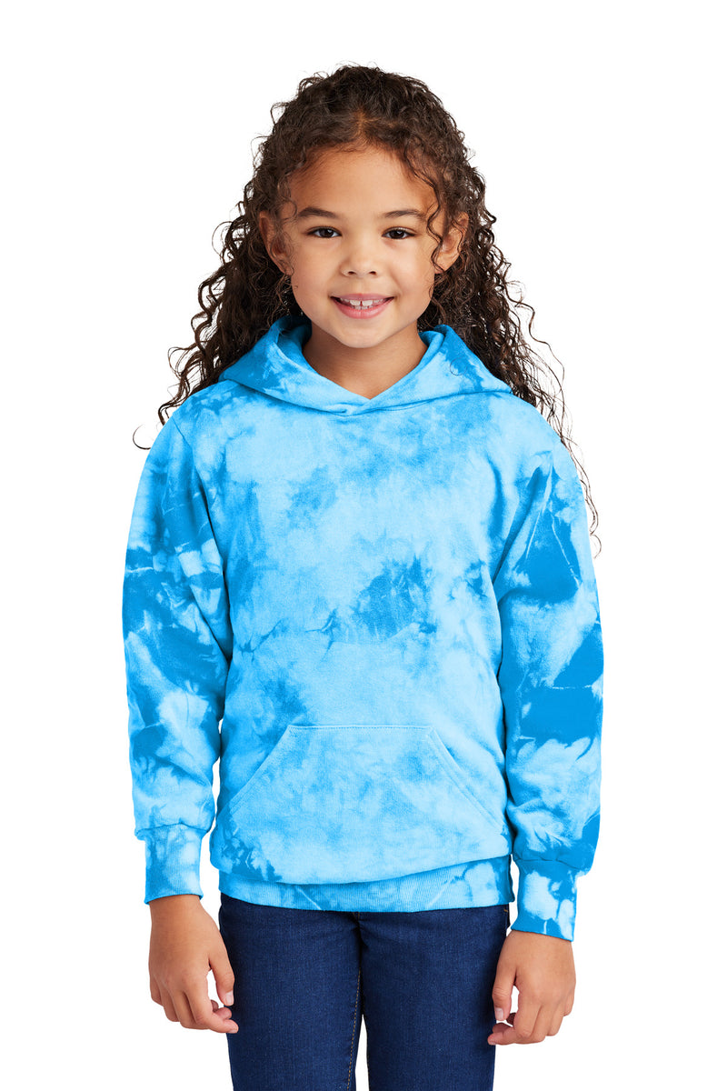 Load image into Gallery viewer, Port &amp; Co Youth Crystal Tie-Dye Pullover Hoodie PC144Y
