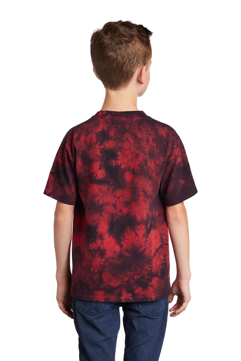 Load image into Gallery viewer, Port &amp; Co Youth Crystal Tie-Dye Tee PC145Y
