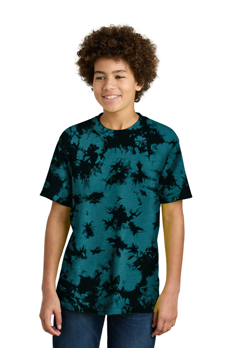 Load image into Gallery viewer, Port &amp; Co Youth Crystal Tie-Dye Tee PC145Y
