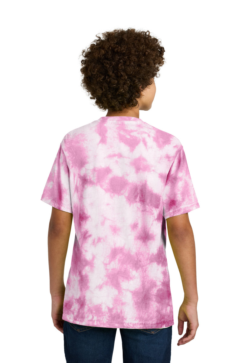 Load image into Gallery viewer, Port &amp; Co Youth Crystal Tie-Dye Tee PC145Y
