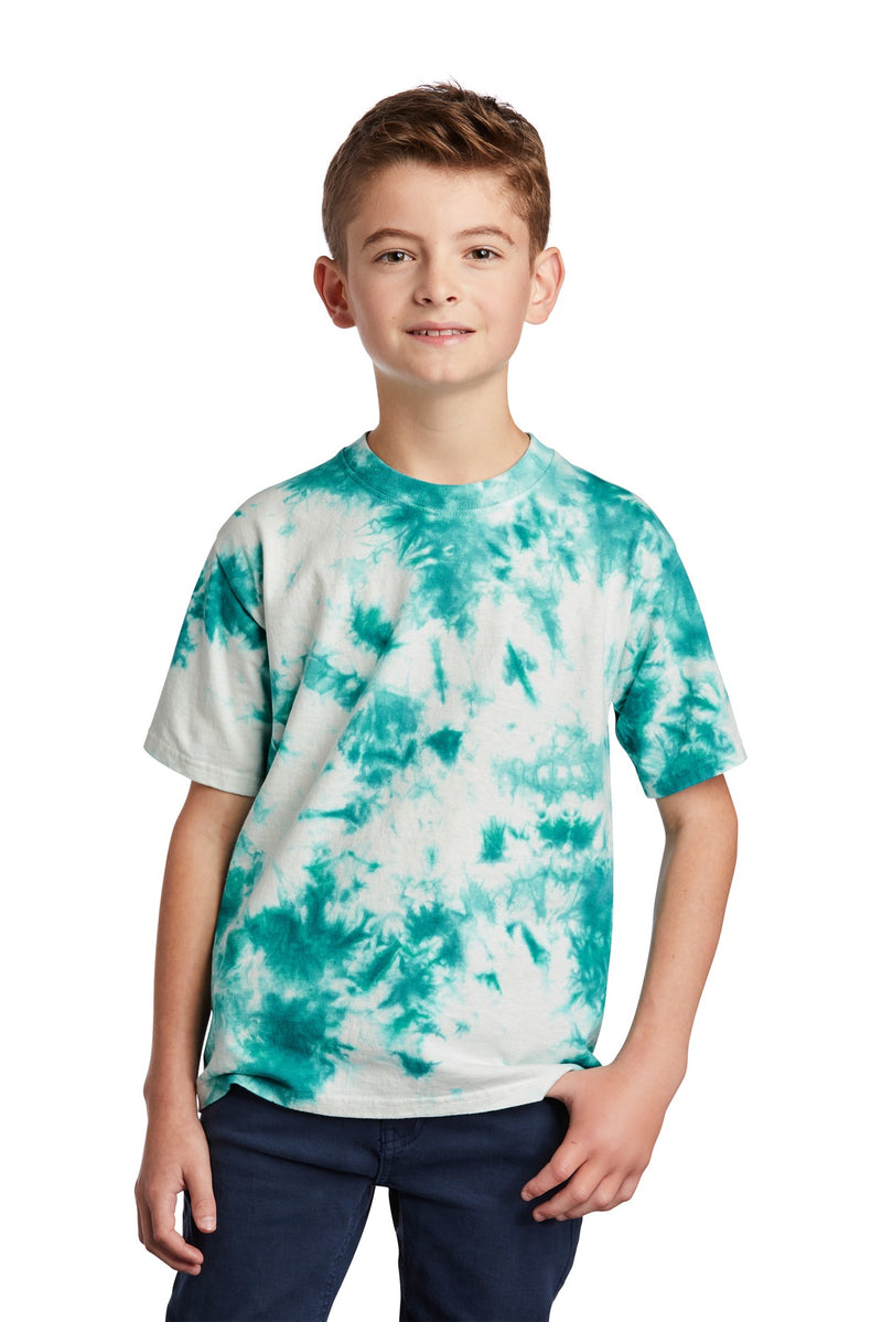 Load image into Gallery viewer, Port &amp; Co Youth Crystal Tie-Dye Tee PC145Y
