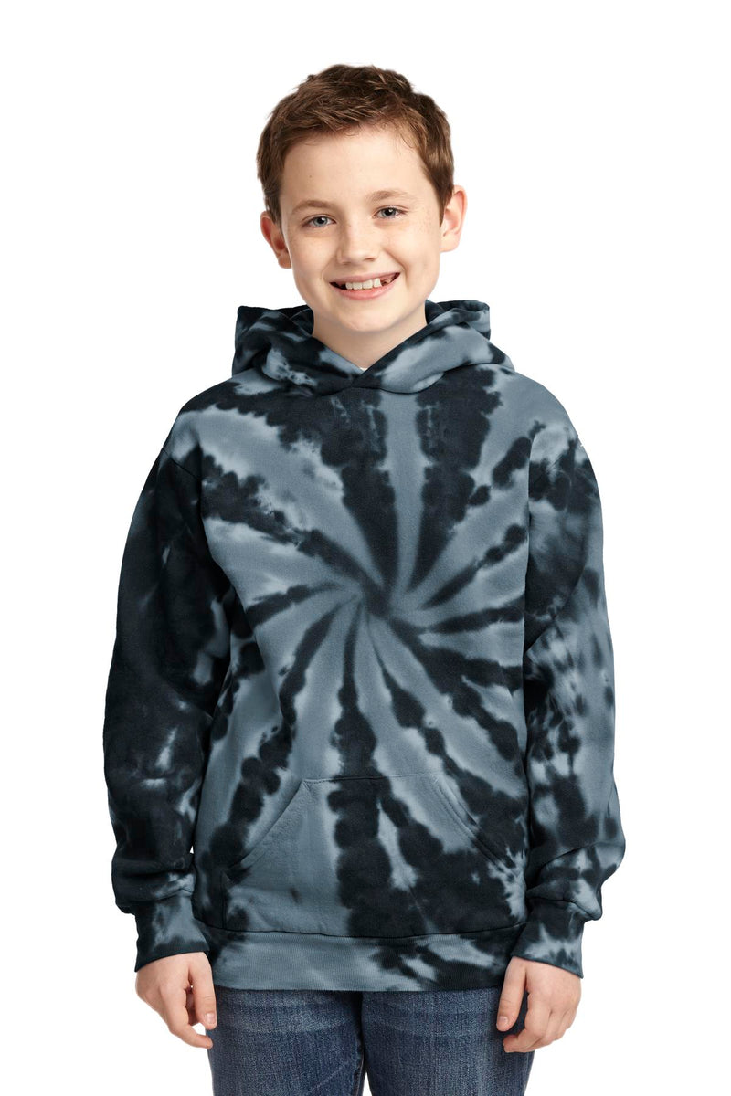 Load image into Gallery viewer, Port &amp; Co Youth Tie-Dye Pullover Hooded Sweatshirt. PC146Y
