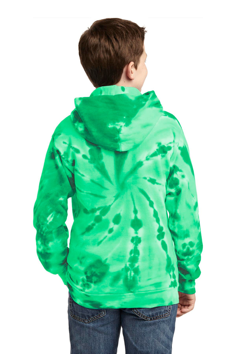 Load image into Gallery viewer, Port &amp; Co Youth Tie-Dye Pullover Hooded Sweatshirt. PC146Y
