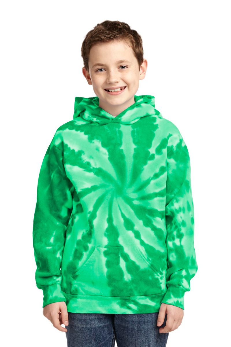 Load image into Gallery viewer, Port &amp; Co Youth Tie-Dye Pullover Hooded Sweatshirt. PC146Y
