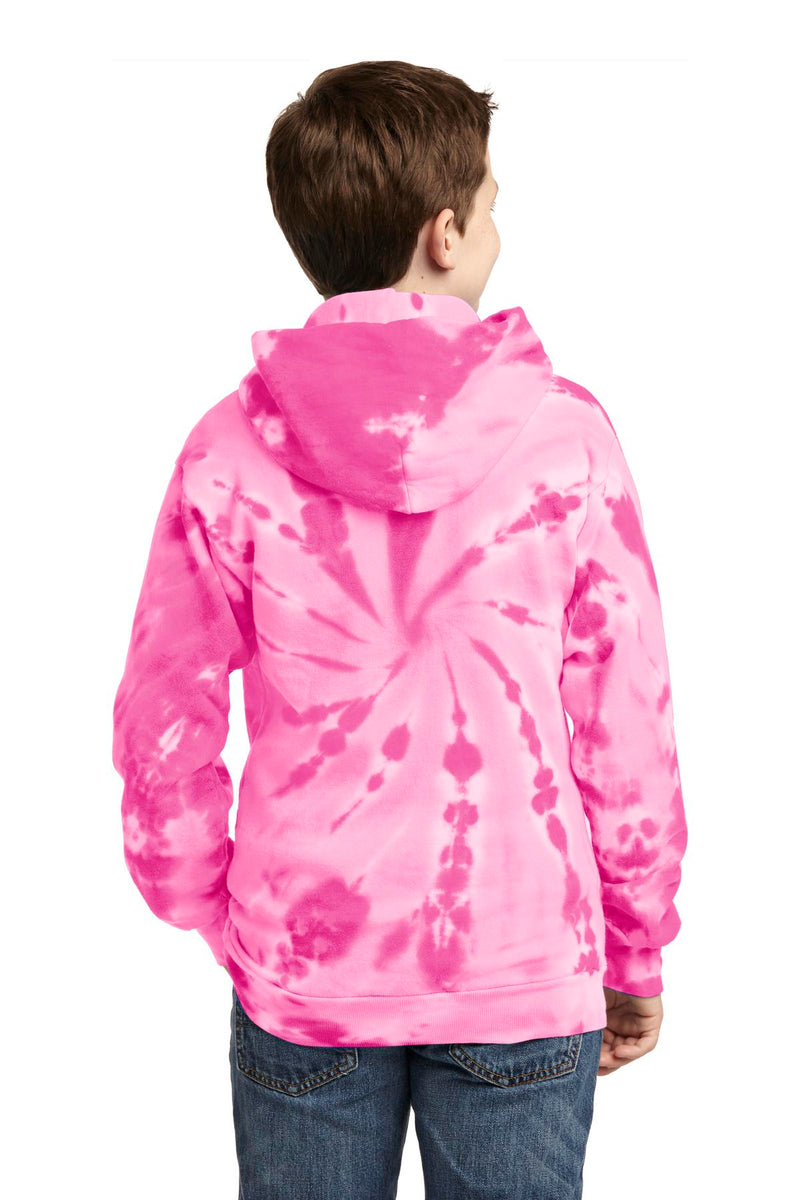 Load image into Gallery viewer, Port &amp; Co Youth Tie-Dye Pullover Hooded Sweatshirt. PC146Y
