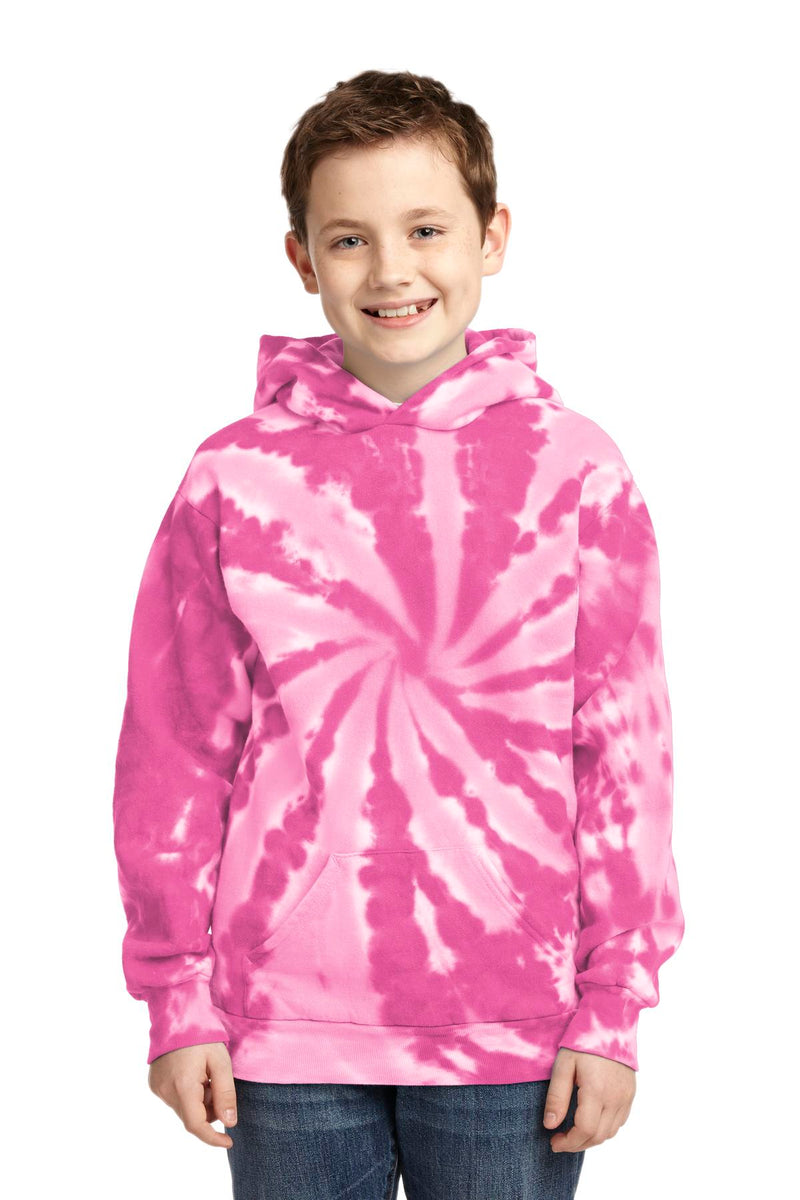 Load image into Gallery viewer, Port &amp; Co Youth Tie-Dye Pullover Hooded Sweatshirt. PC146Y
