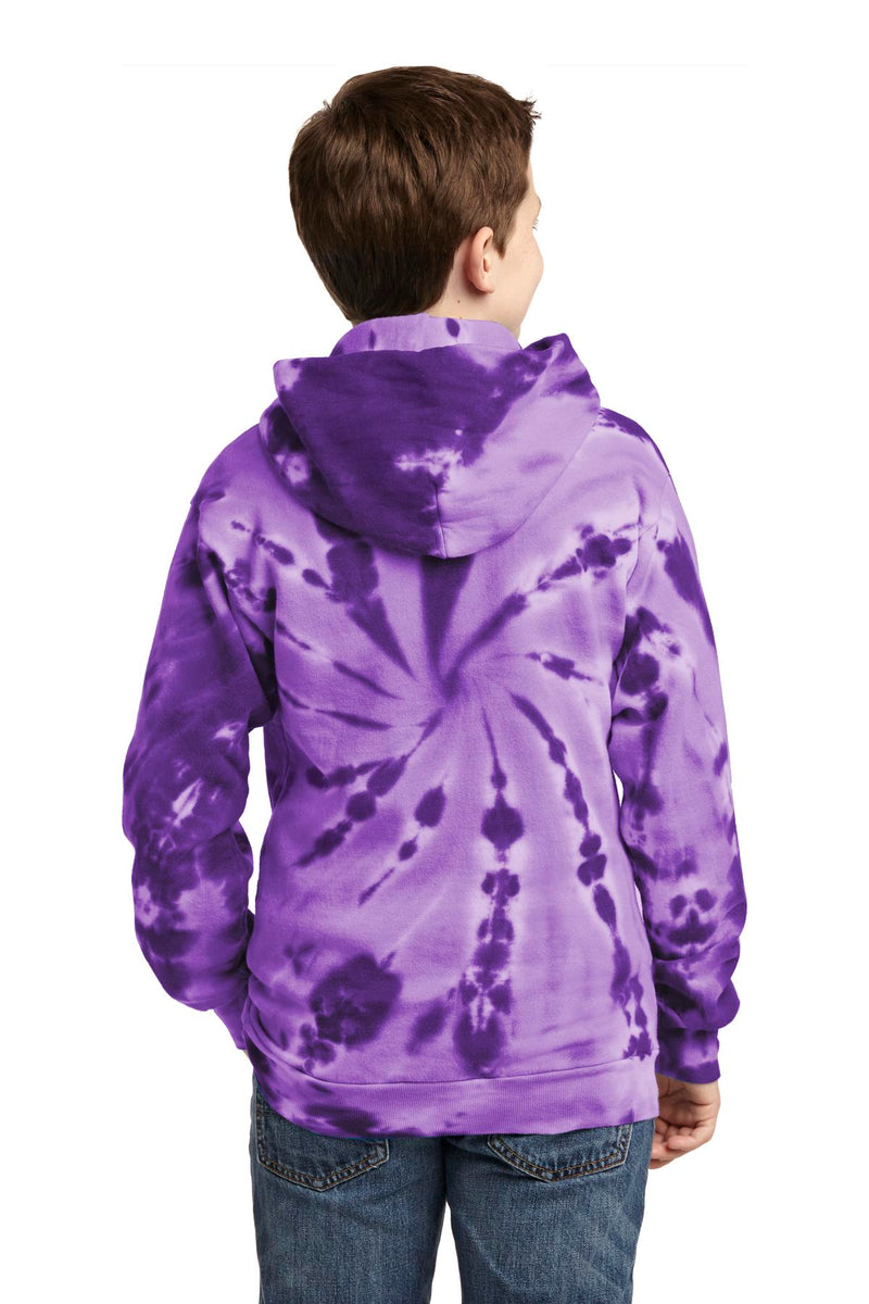 Load image into Gallery viewer, Port &amp; Co Youth Tie-Dye Pullover Hooded Sweatshirt. PC146Y
