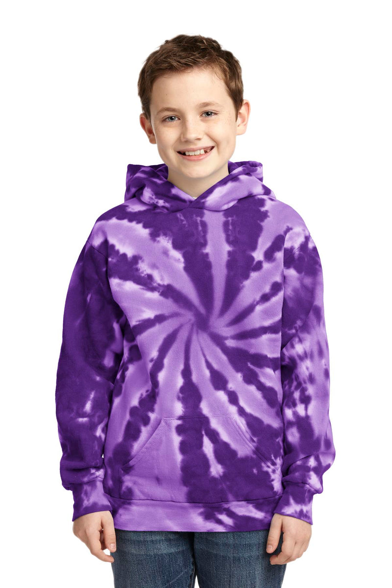 Load image into Gallery viewer, Port &amp; Co Youth Tie-Dye Pullover Hooded Sweatshirt. PC146Y
