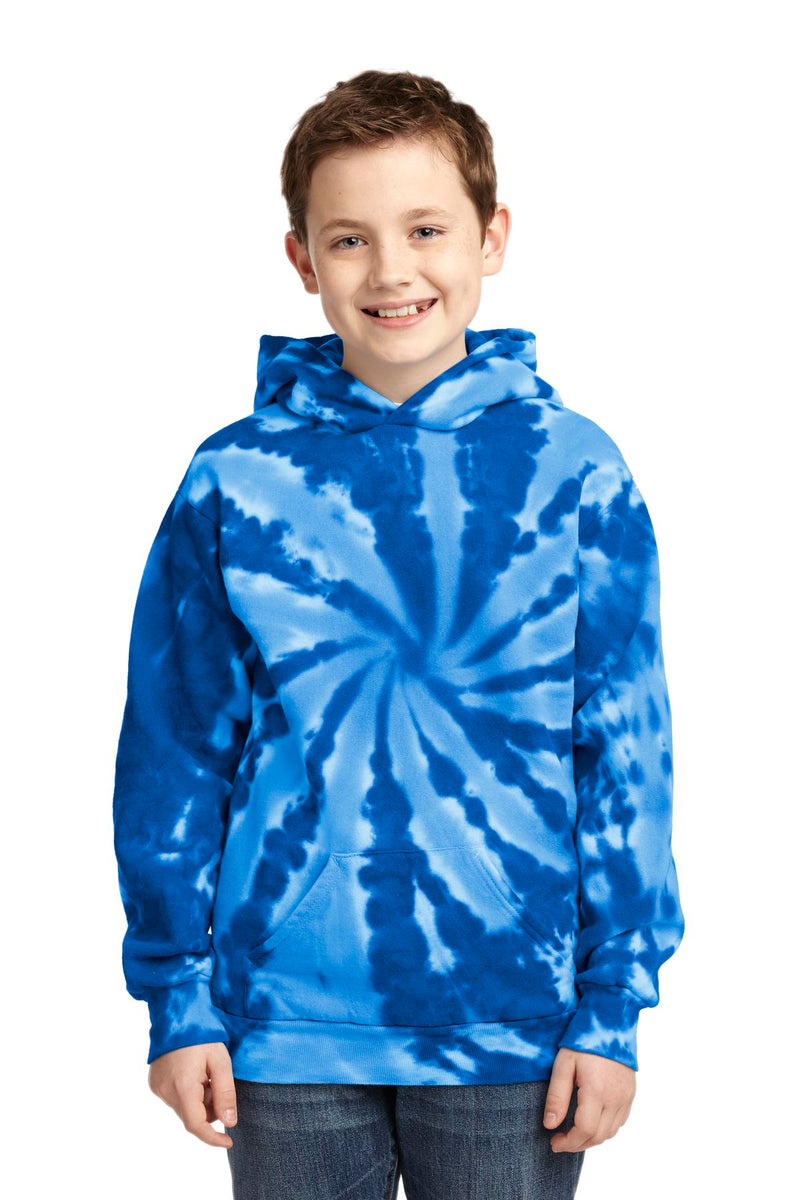 Load image into Gallery viewer, Port &amp; Co Youth Tie-Dye Pullover Hooded Sweatshirt. PC146Y
