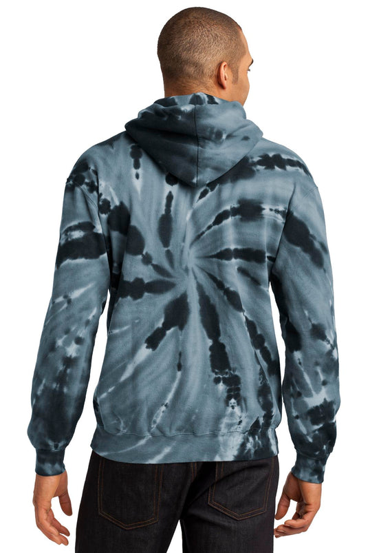Port & Co Tie-Dye Pullover Hooded Sweatshirt. PC146