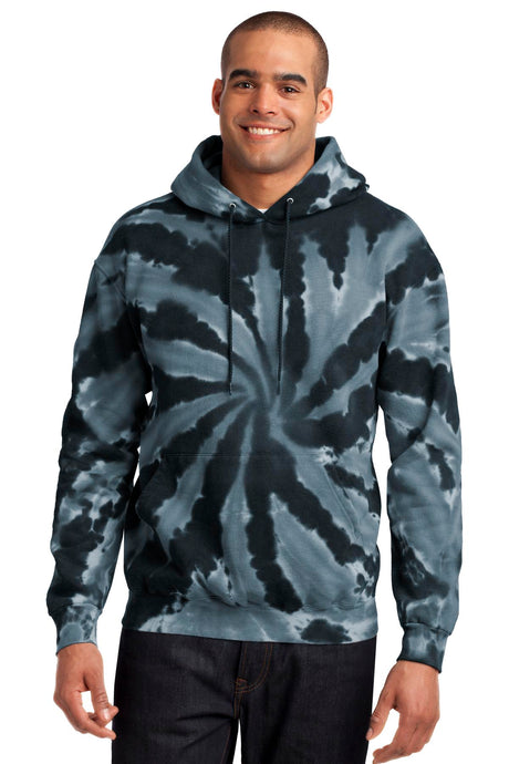Port & Co Tie-Dye Pullover Hooded Sweatshirt. PC146