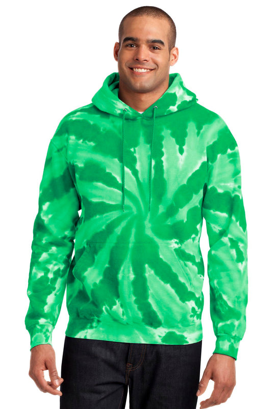 Port & Co Tie-Dye Pullover Hooded Sweatshirt. PC146