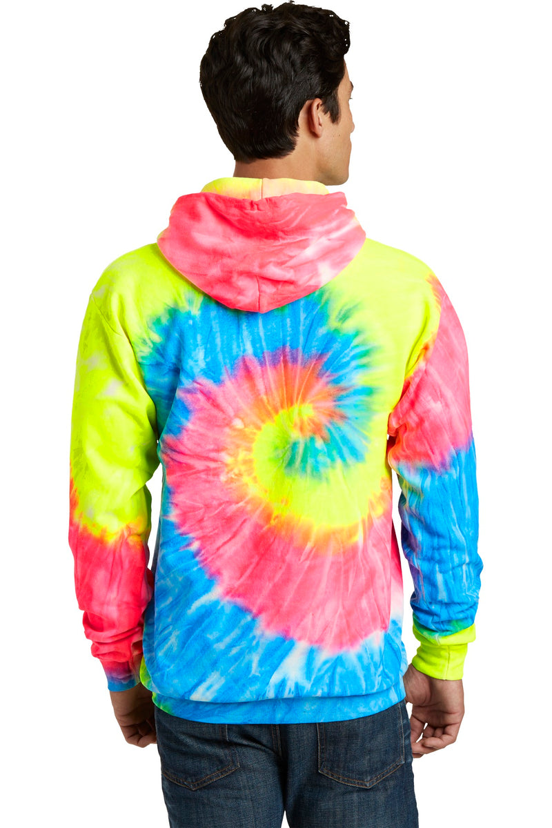 Load image into Gallery viewer, Port &amp; Co Tie-Dye Pullover Hooded Sweatshirt. PC146

