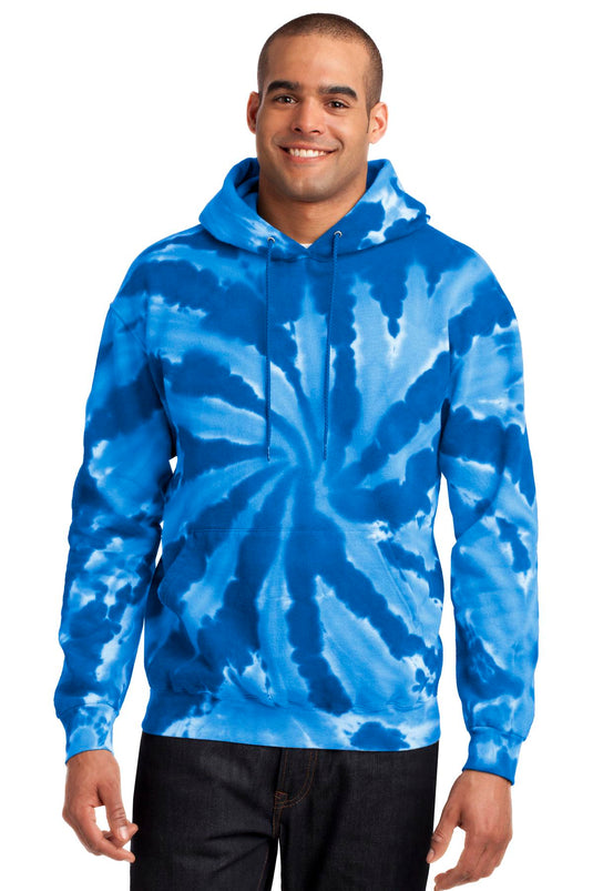 Port & Co Tie-Dye Pullover Hooded Sweatshirt. PC146