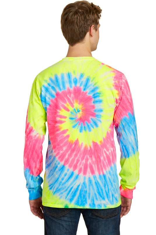 Port & Co Tie-Dye Long Sleeve Tee.  PC147LS