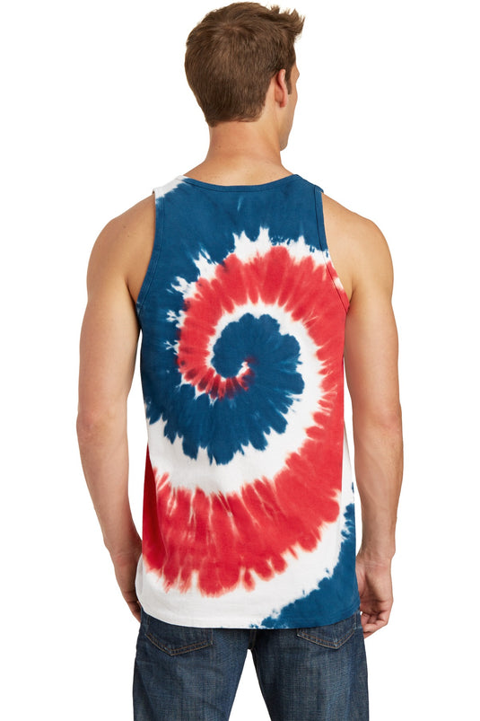 Port & Co Tie-Dye Tank Top.  PC147TT