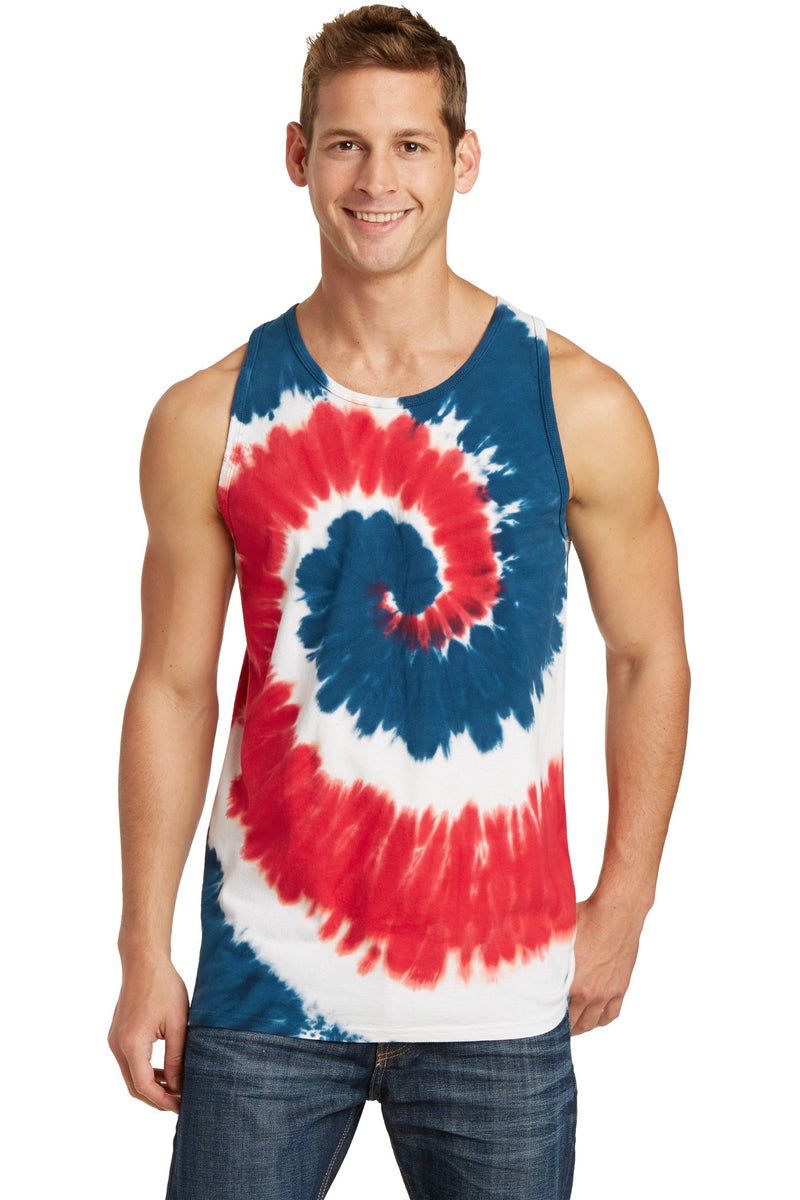 Load image into Gallery viewer, Port &amp; Co Tie-Dye Tank Top.  PC147TT
