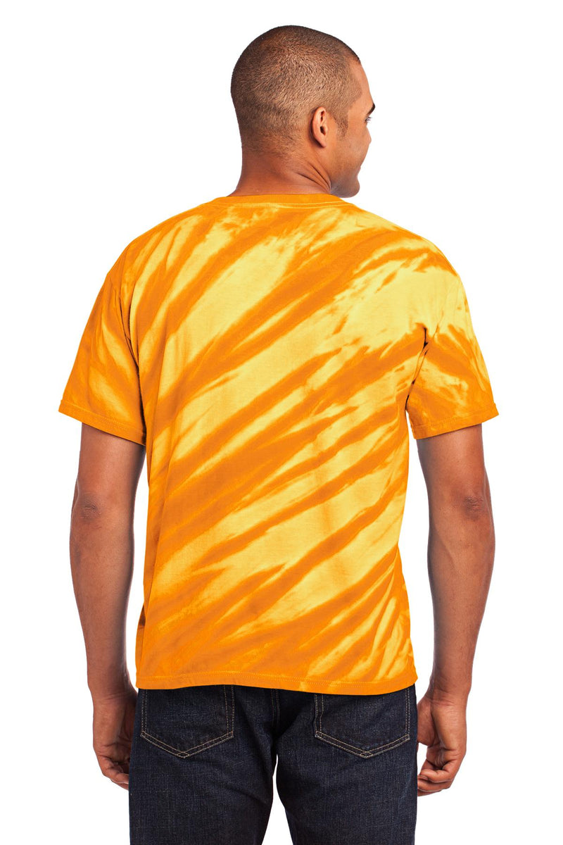 Load image into Gallery viewer, Port &amp; Co Tiger Stripe Tie-Dye Tee. PC148

